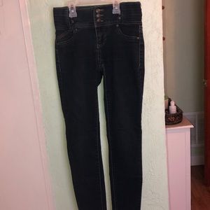 size: 1 high waisted jeans